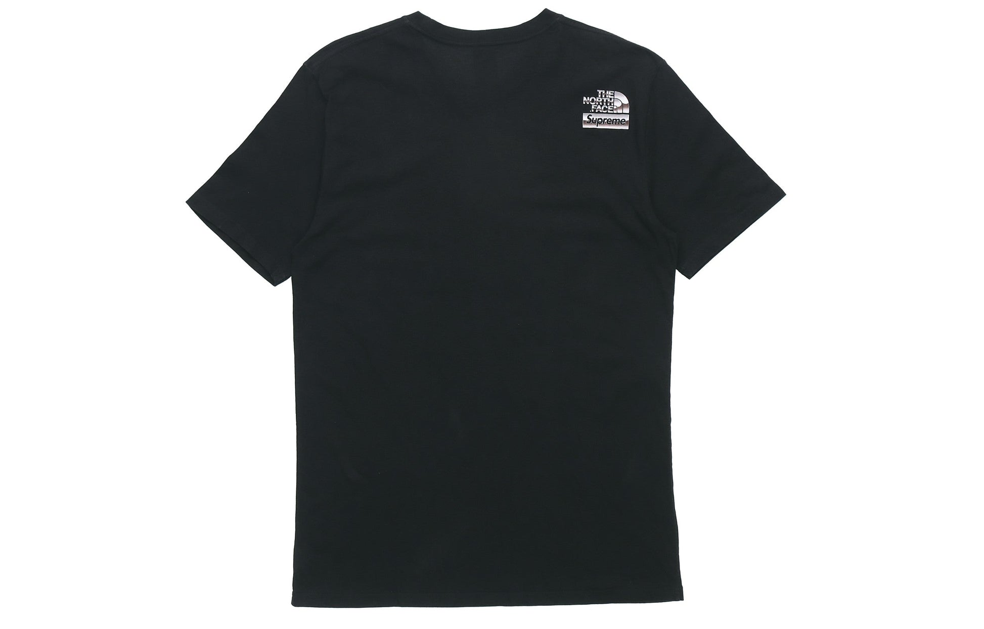 Supreme SS18 x The North Face Metallic Logo TShirt Black Logo Tee SUP-SS18-141
