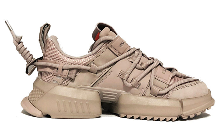 (WMNS) Li-Ning Titan x 2019 New York Fashion Week 'Brown Yellow' AGLP088-8