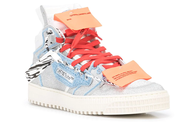 Off-White 3.0 Off-Court High 'Grey Blue Orange' OMIA065S21MAT0017245