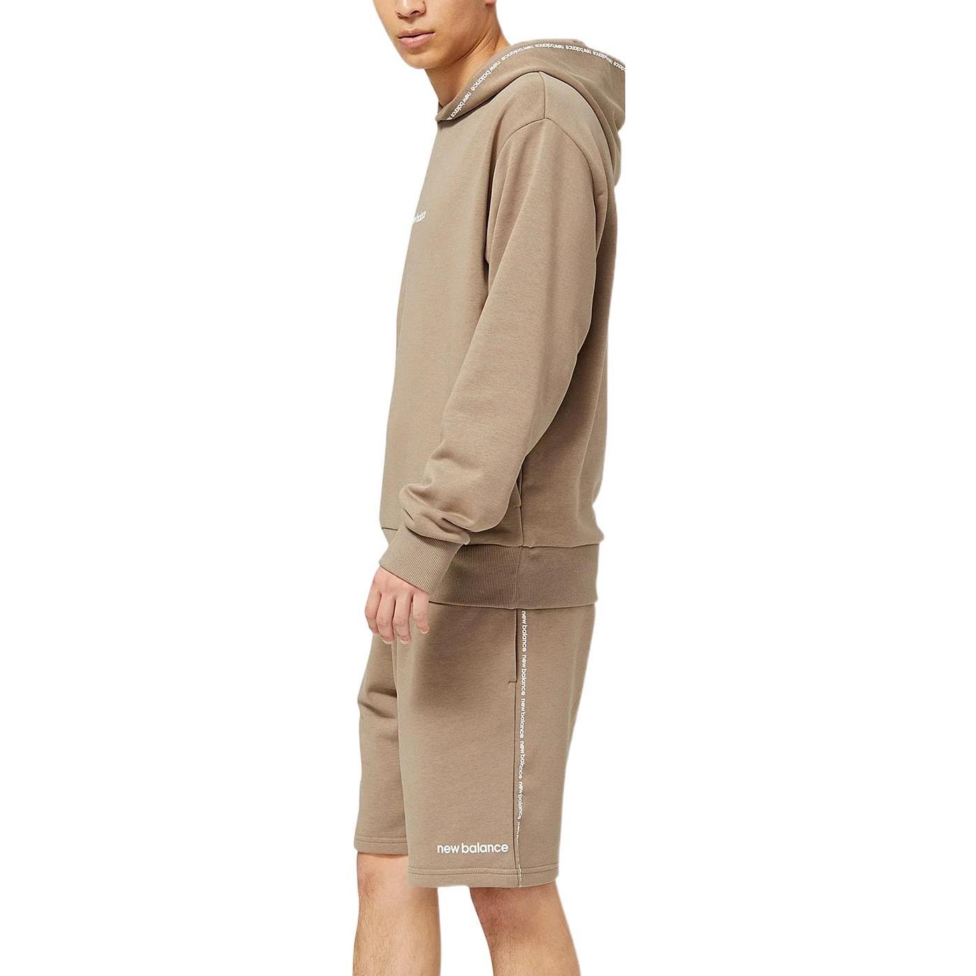 New Balance Essentials Fleece Hoodie Asia Sizing 'Khaki' MT23516-MS