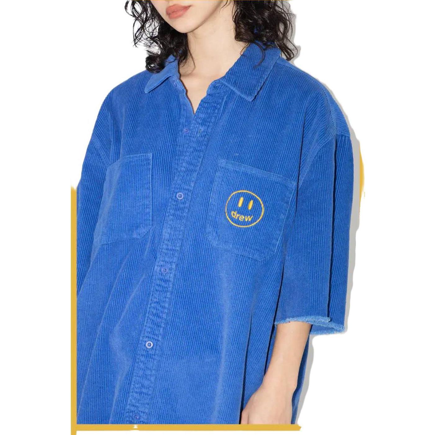 Drew House Corduroy Shirt 'Blue' D2321N0501185