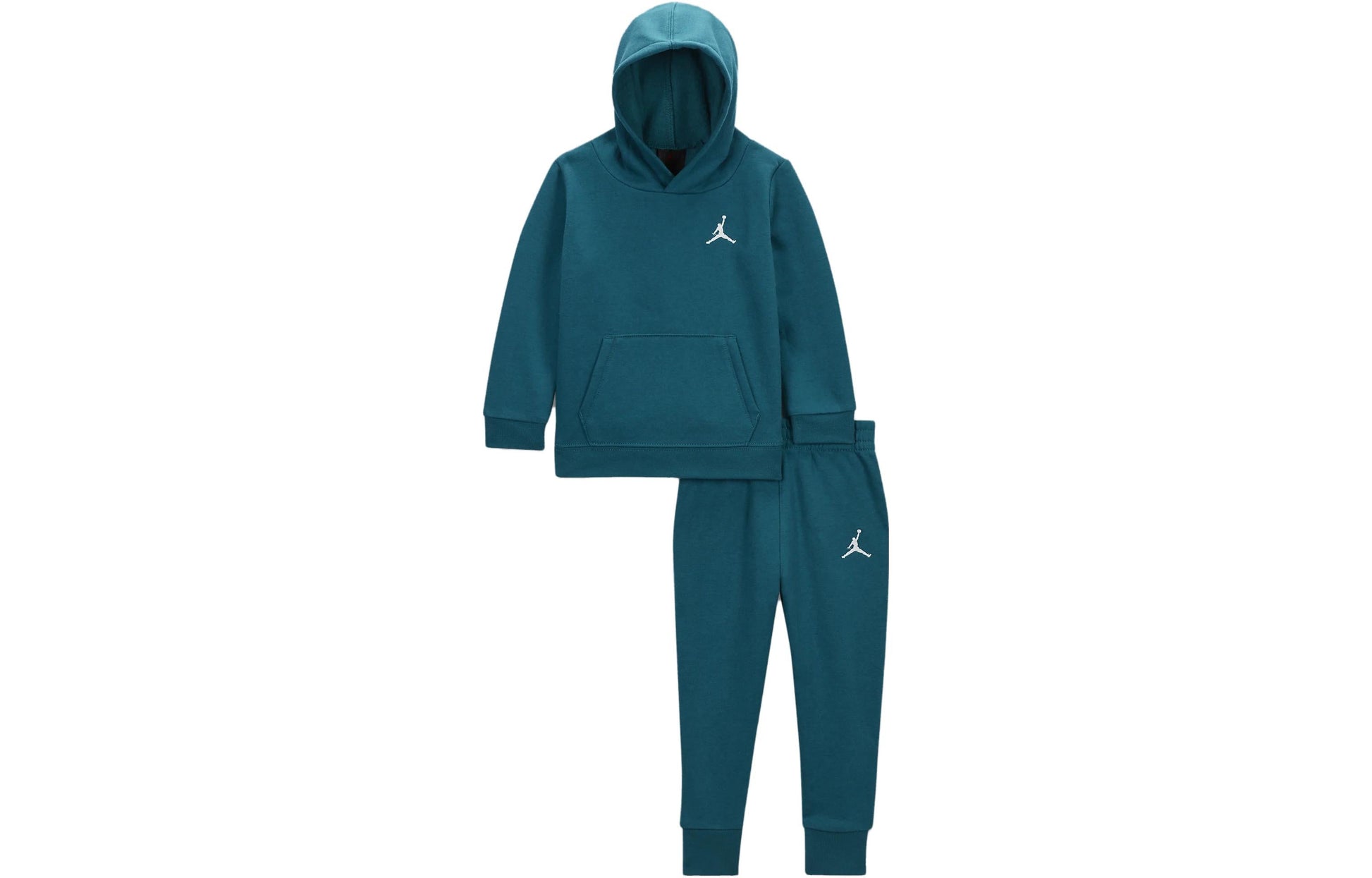 (GS) Air Jordan MJ Fleece Pullover Set 'Teal' 65C589-U9C