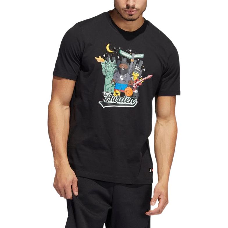 adidas x LEGO James Harden NYC Tee 'Black' HE0870