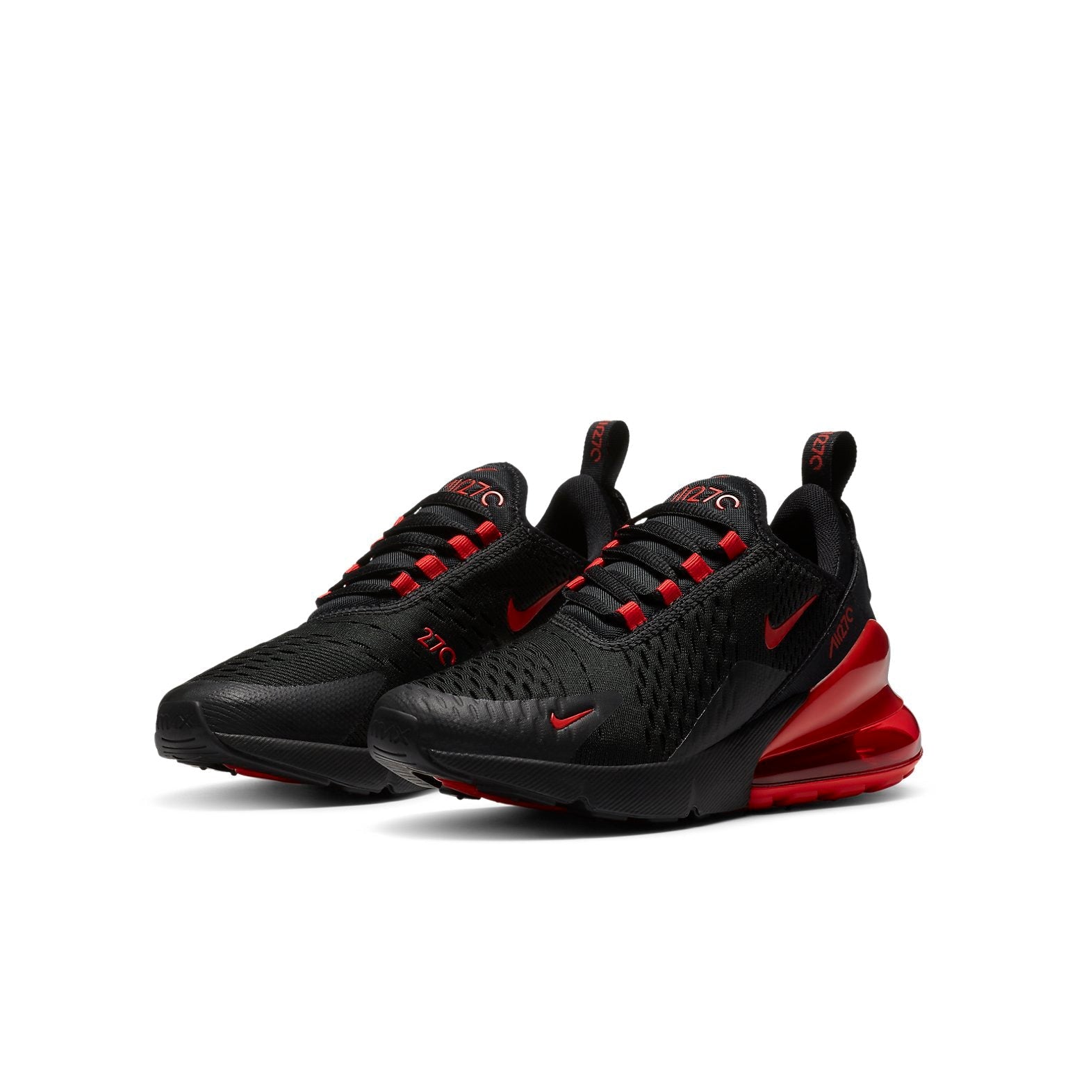 (GS) Nike Air Max 270 'Black Chile Red' DC1996-001