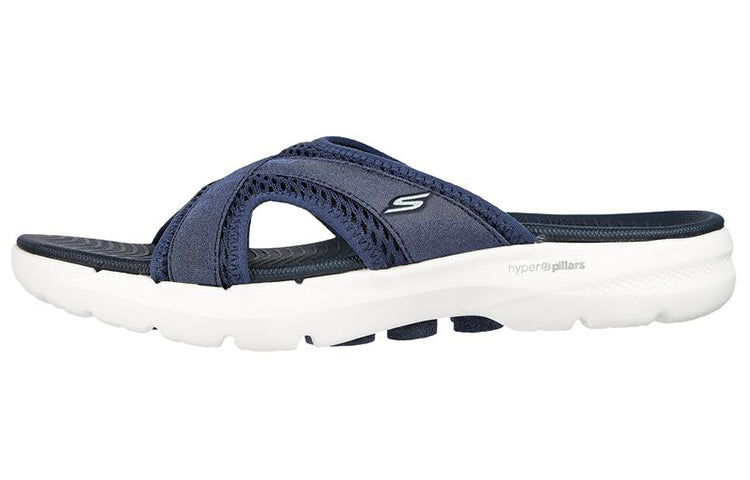 (WMNS) Skechers Go Walk 6 'Navy' 140625-NVY