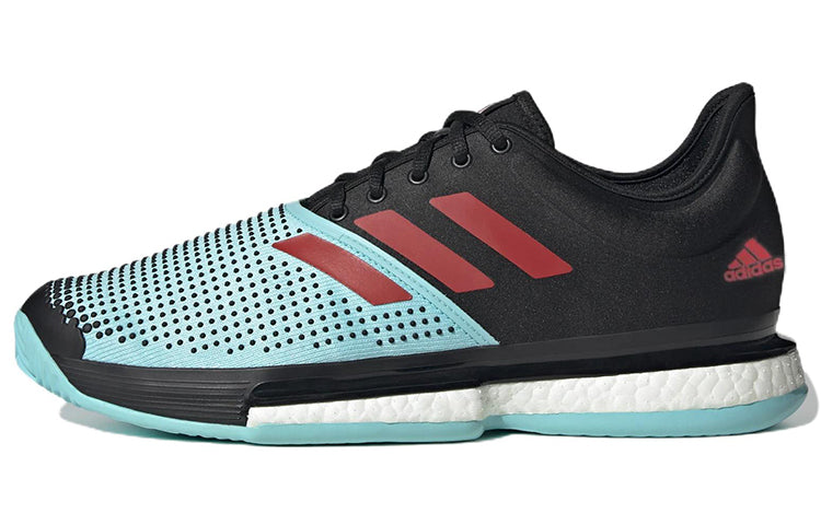 adidas SoleCourt 'Black Pulse Aqua' GX9066