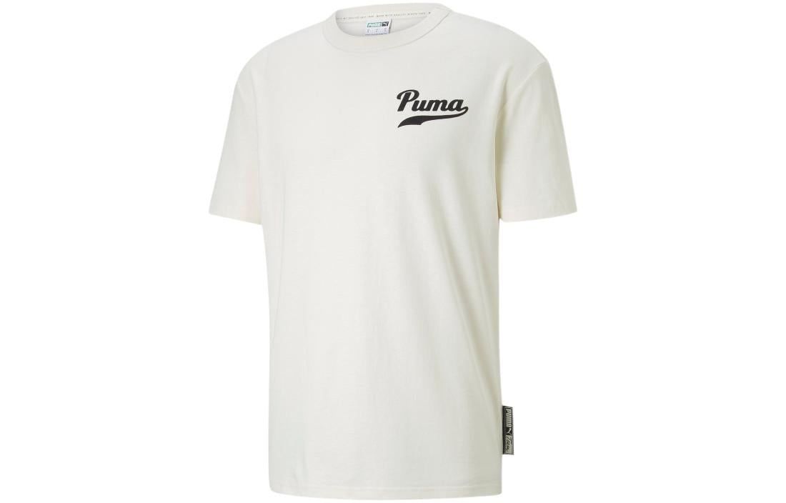 PUMA Word Team Graphic Tee 'White' 536929-65