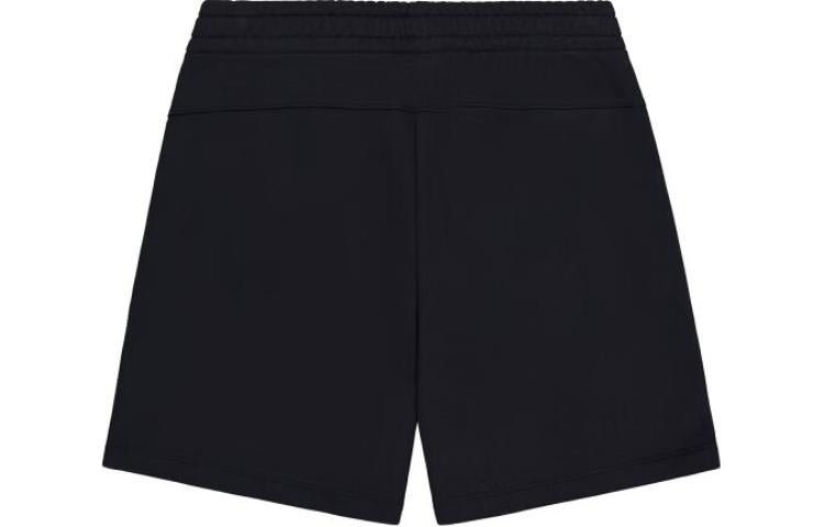 (WMNS) New Balance NB Logo Cotton Short Asia Sizing 'Black' AWS42301-BK