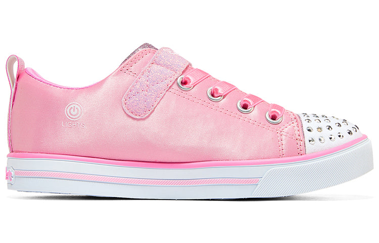 (GS) Skechers Sparkle Lite 'Pink White' 314772L-LPMT
