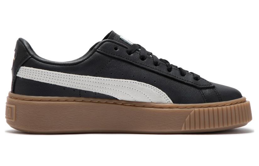 (WMNS) PUMA Basket Platform L 'Black' 394369-02