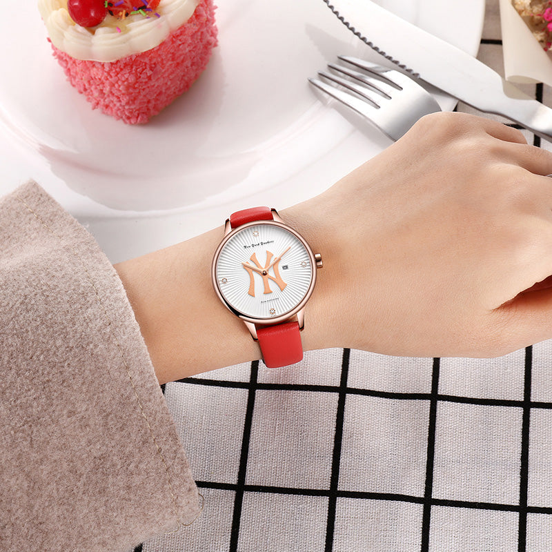 MLB Stylish Simplicity waterproof White Red MLB-SD027-4