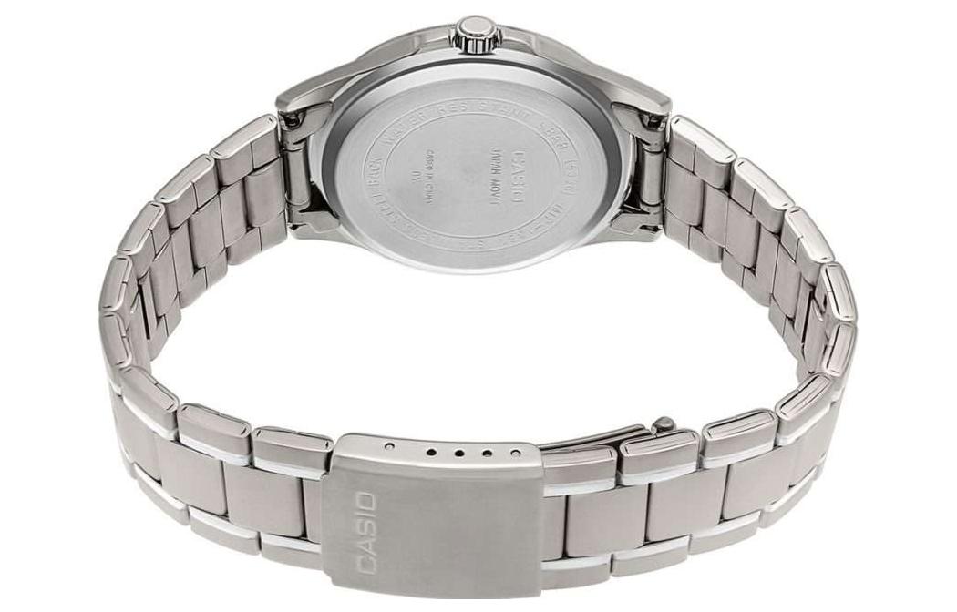 CASIO Waterproof Stainless Steel Men Mens Black Analog MTP-1381D-1A