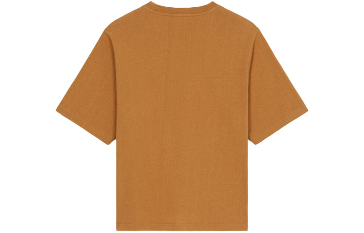 Men's KENZO FW21 Tiger Head Printing Round Neck Short Sleeve Orange T-Shirt FB65TS053401-15