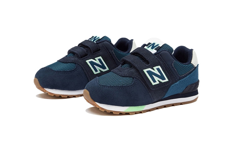 New Balance 574 Series Shock Absorption Non-Slip Wear-resistant Low Tops Sports Blue IV574PU1