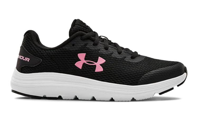 (GS) Under Armour Surge 2 'Black Pink' 3022870-003