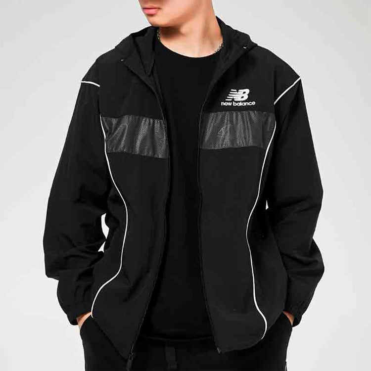 New Balance Athletic Windbreaker Asia Sizing 'Black' AMJ11500-BK