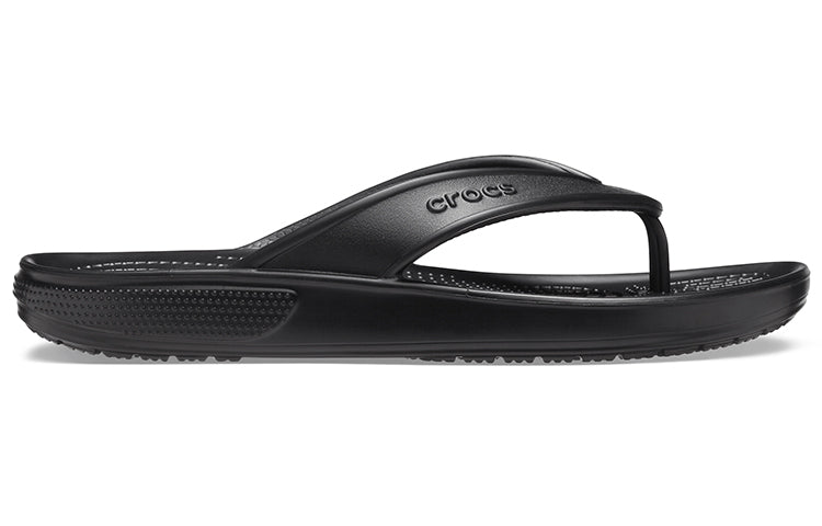 Crocs Classic Cozy Non-Slip Flip-Flops Unisex Black 206119-001