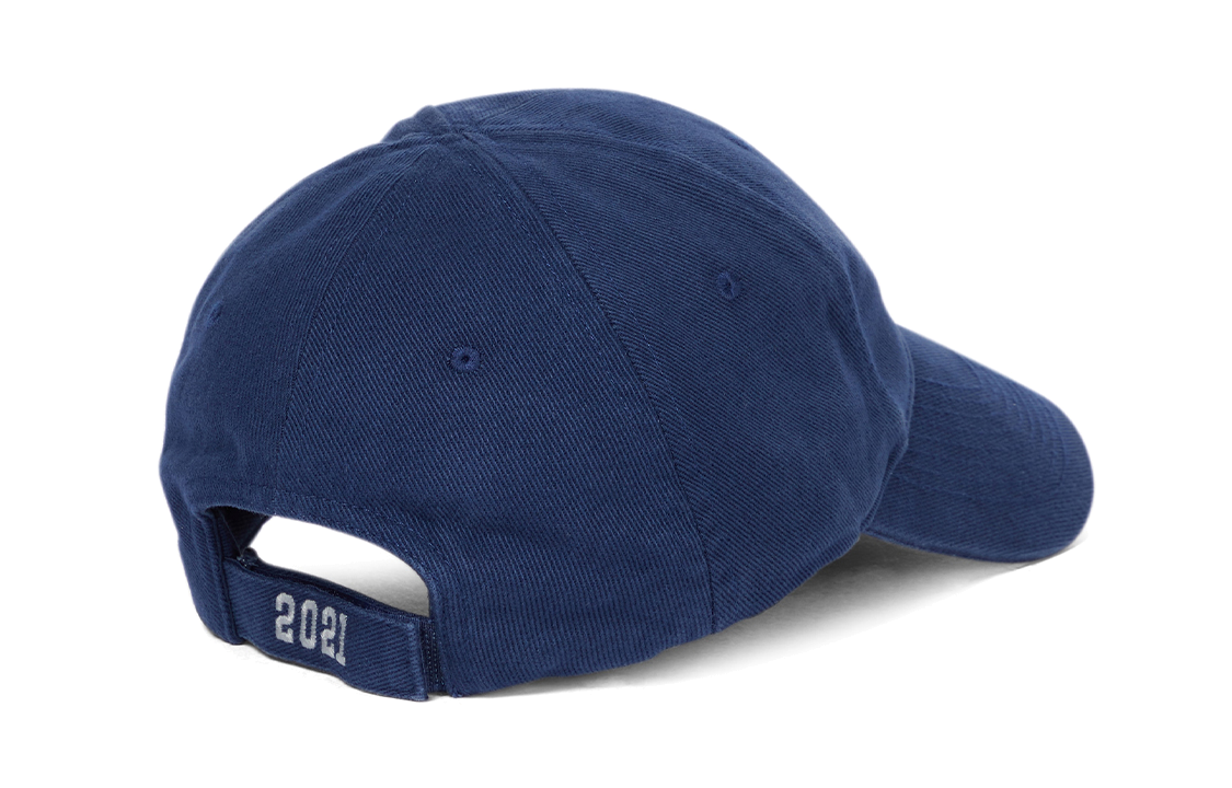 Balenciaga Embroidered Pride Cotton-Twill Baseball Cap 'Blue' 670810410B24000