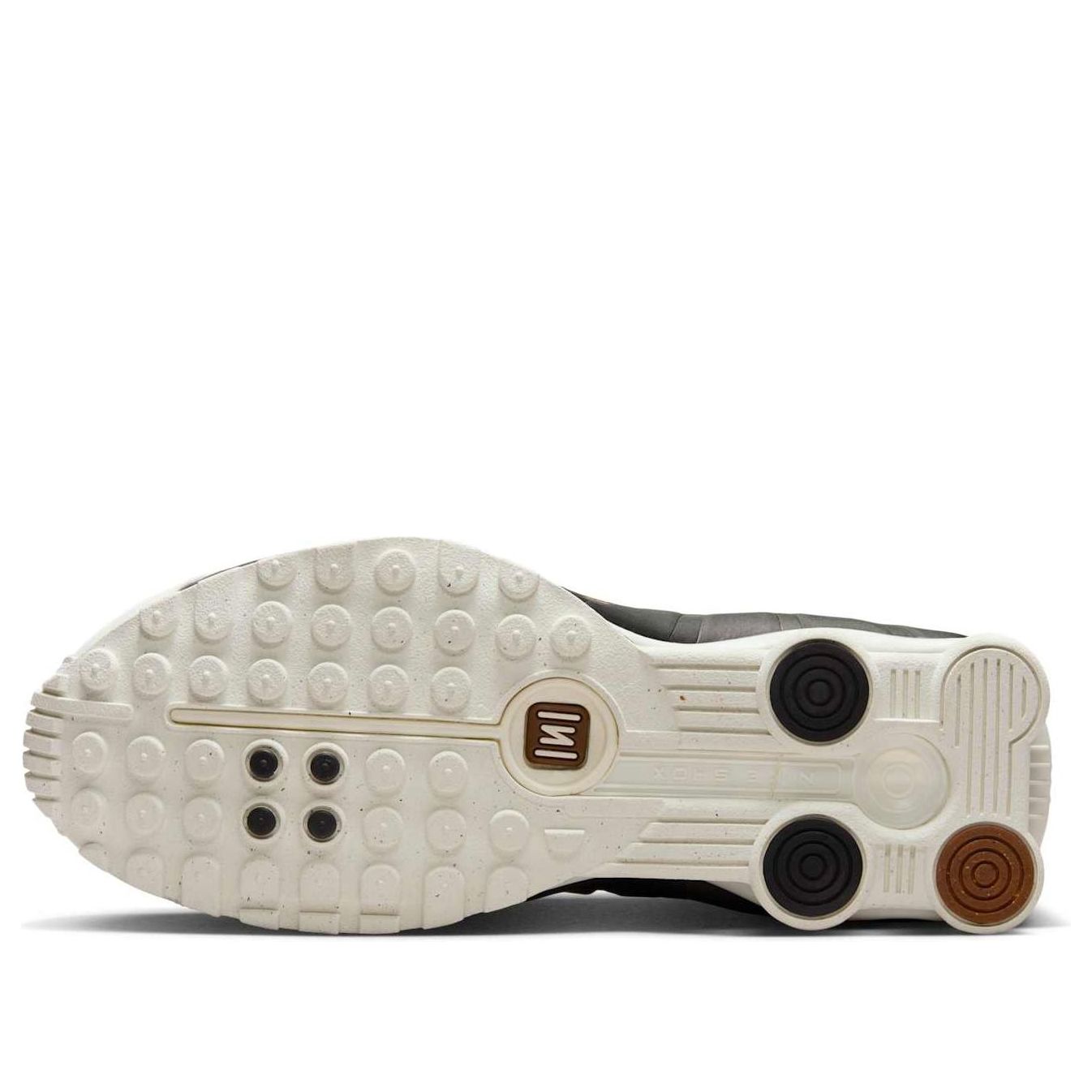 (WMNS) Nike Shox R4 'Sail Black Fauna Brown' AR3565-104