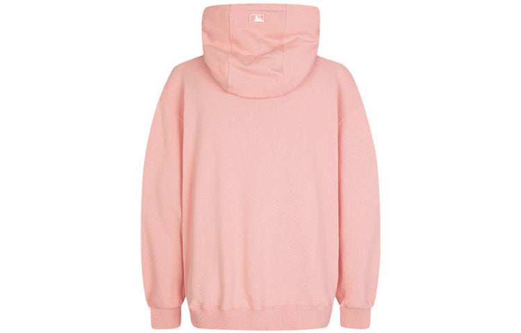 MLB Logo Embroidered Pattern hooded Long Sleeves Unisex Pink Red 31HD04941-07P