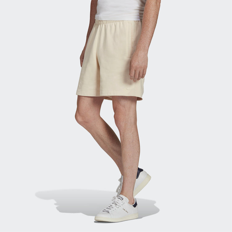adidas originals C Short Ft Solid Color Small Label Sports Lacing Shorts Yellow HG4865