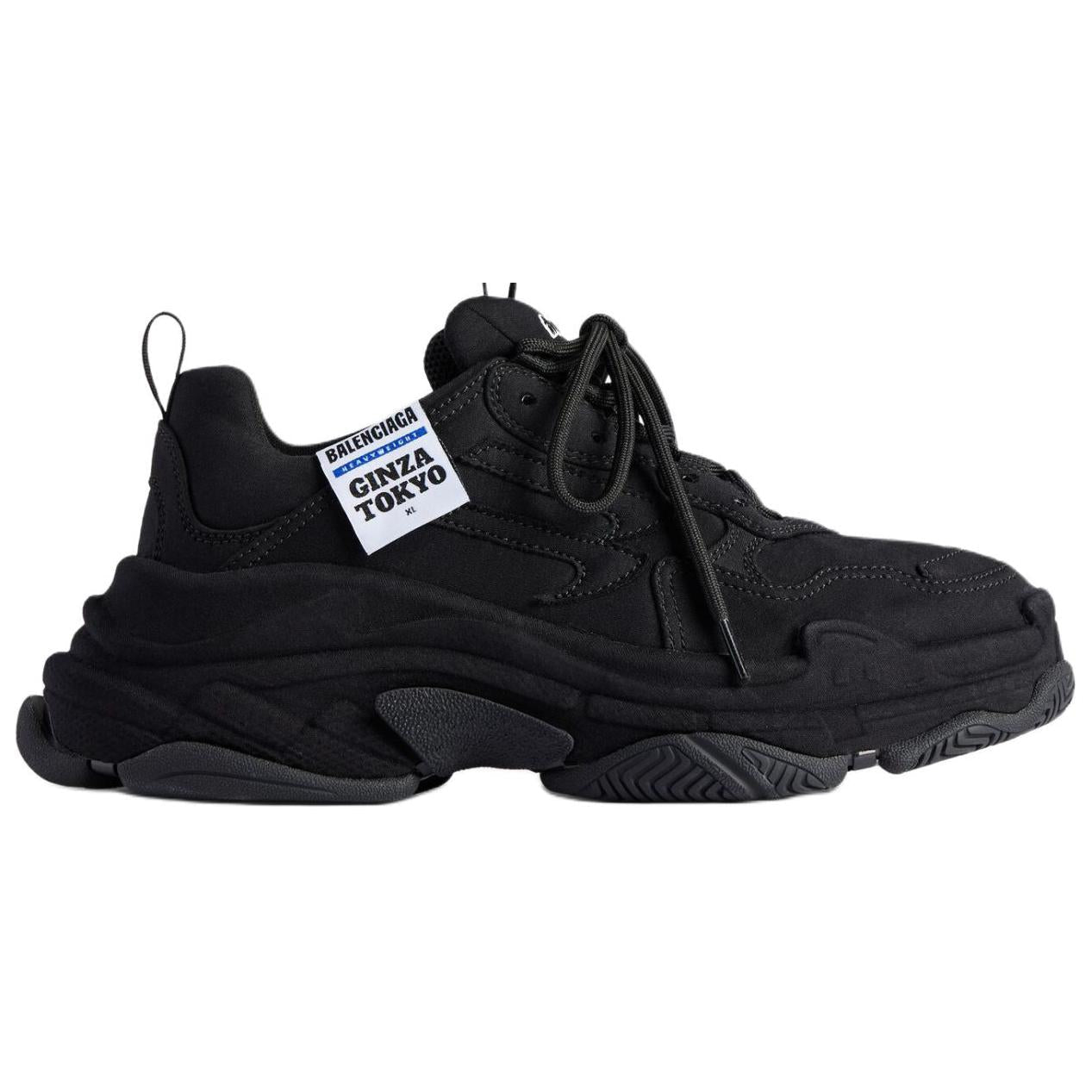 Balenciaga Ginza Triple S Sneakers 'Black' 536737W3TJC1000