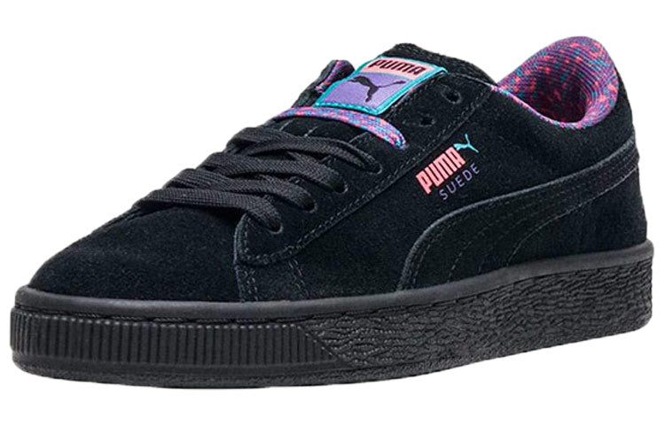 PUMA Suede 90s Jr Black/Purple 365932-01