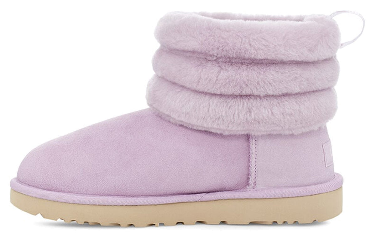 (WMNS) UGG Classic Mini Fluff Quilted Boot 'Purple' 1098533-CATR