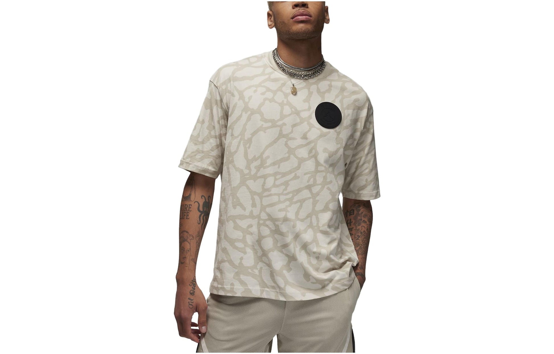Air Jordan x Paris Saint-Germain Graphic T-Shirt 'Light Bone' DZ2911-072