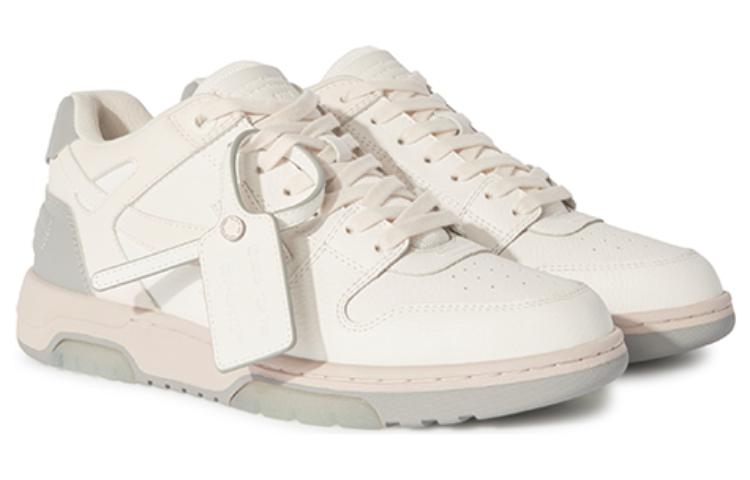 Off-White Out Of Office Leather Sneakers 'White Grey' OMIA189F23LEA0050106