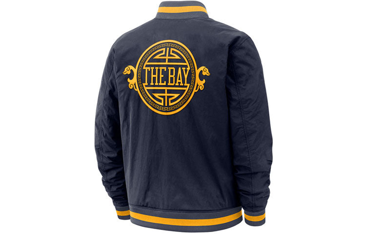 Nike NBA Golden State Warriors City limited Basketball Woven Jacket Navy Blue Dark blue AH5277-471