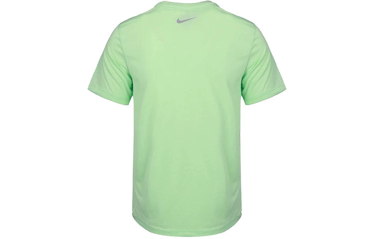Nike RUN FUN Printing Short Sleeve Green Light green CZ8686-302