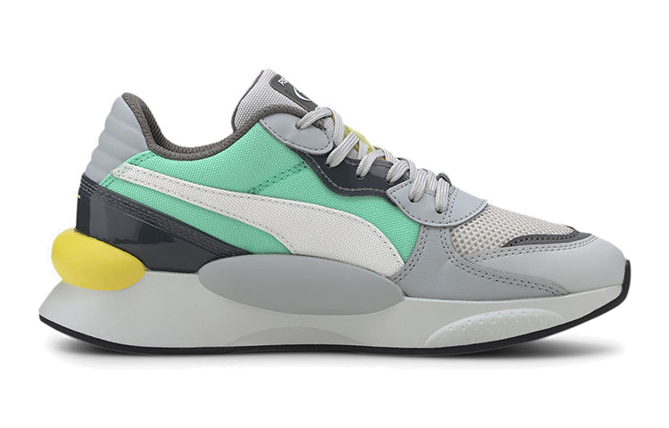 (GS) PUMA Rs 9.8 Fresh Low Top Running Shoes Black/Grey/Green 372060-02