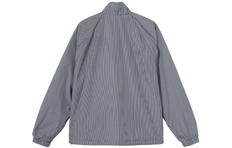 Men's Stussy Houndstooth Sports Black Jacket 115527