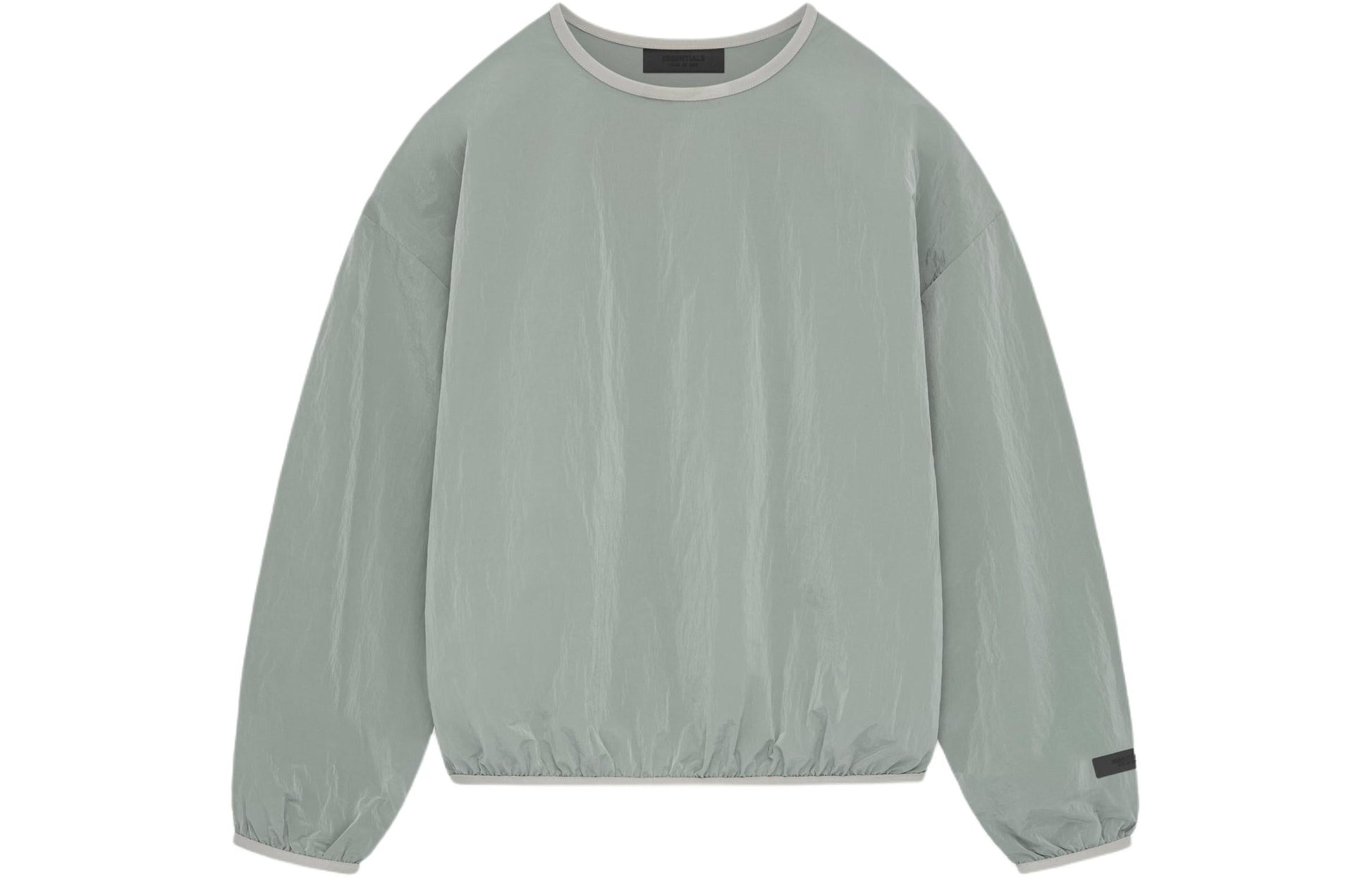 Fear of God Essentials SS24 Crinkle Nylon Pullover Crewneck 'Seal' 186SP244065F