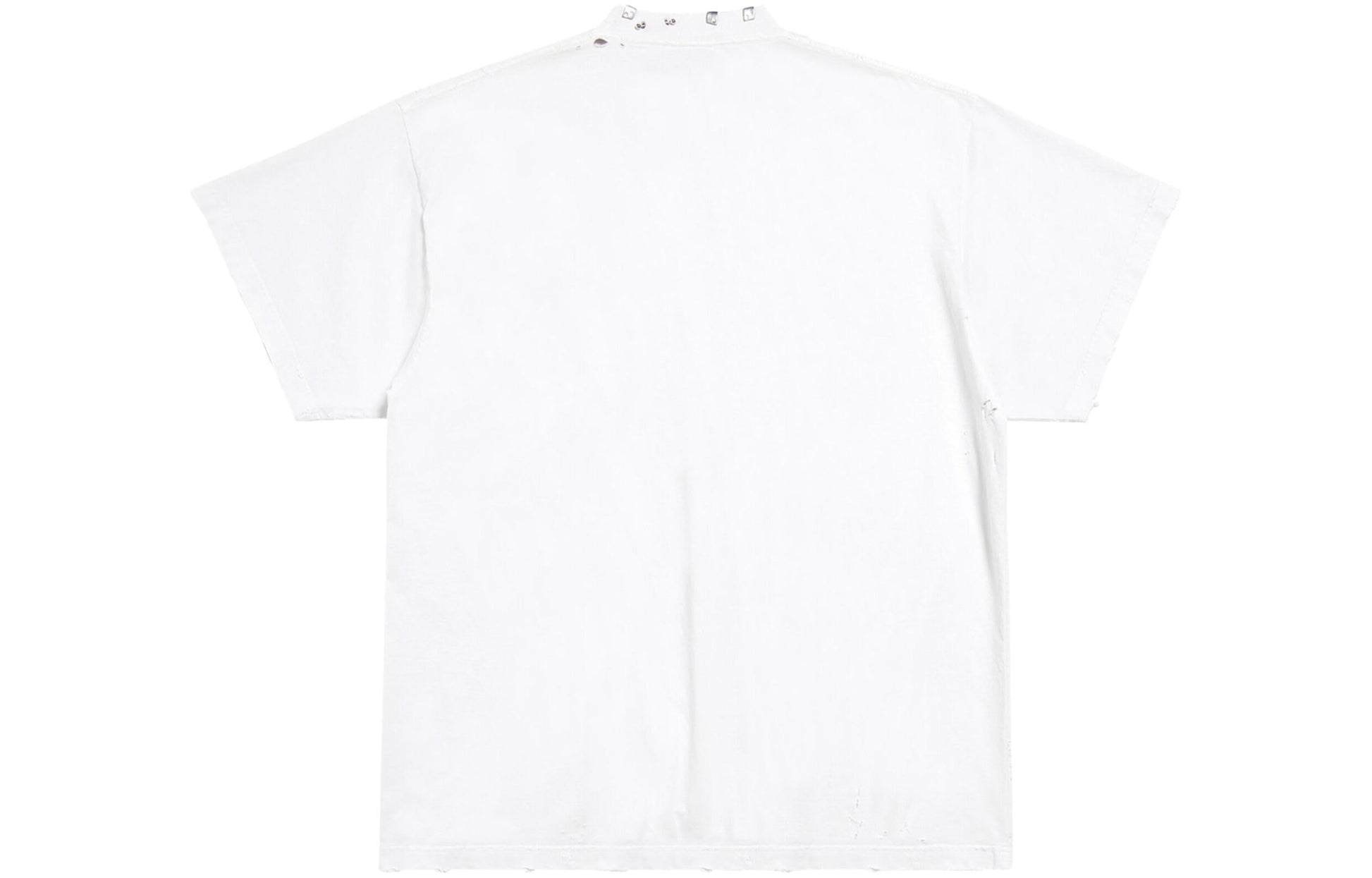 (WMNS) Balenciaga Pierced T-shirt Oversized 'White' 761460TPVD49000