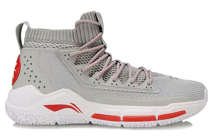 Li-Ning Wade Fission 5 Mid 'Grey Red' ABAP027-3