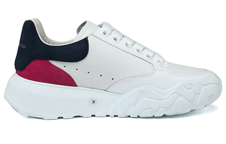 (WMNS) Alexander McQueen Court Trainer 'Navy Pink' 633915WHZ9B9717