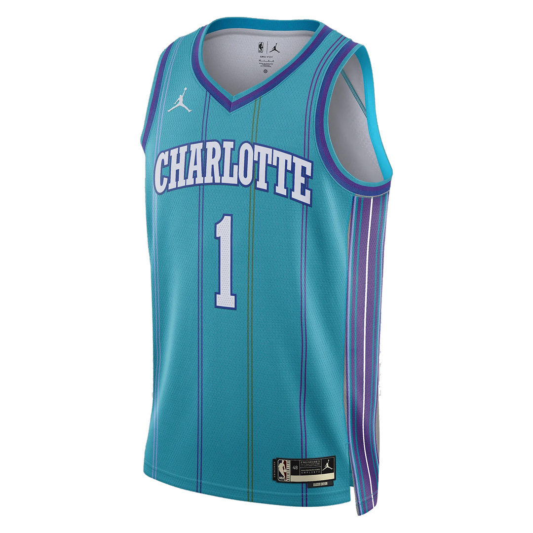 Air Jordan NBA LaMelo Ball Charlotte Hornets 2023/24 Swingman Jersey #1 DX8610-415