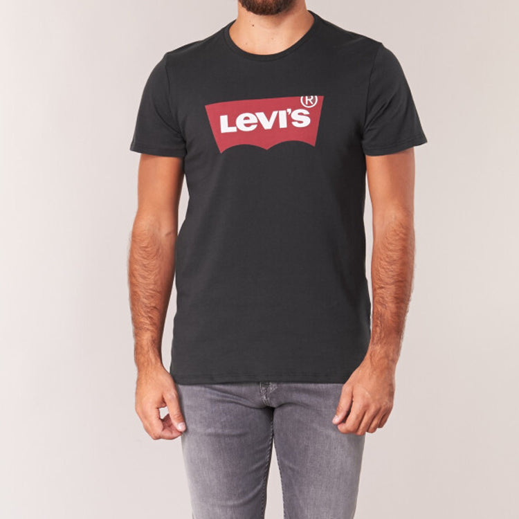 Men's Levis Classic Logo Printing Short Sleeve Black 17783-0137