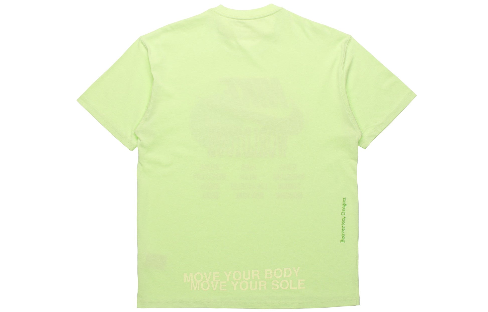 Nike Sportswear Sports Printing Pattern Short Sleeve Fluorescent Green DA0938-383