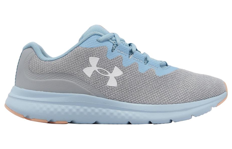 (WMNS) Under Armour Charged Impulse 3 Knit 'Mod Grey Blizzard' 3026686-102