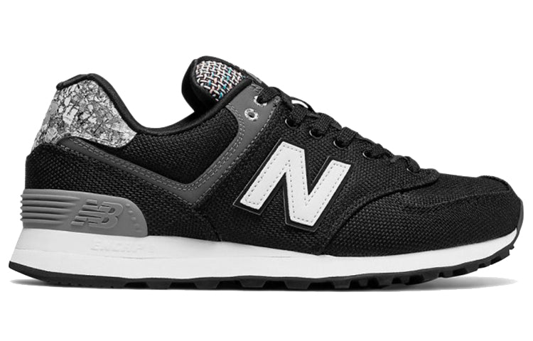 (WMNS) New Balance 574 Series Art School Black/Grey WL574ASB