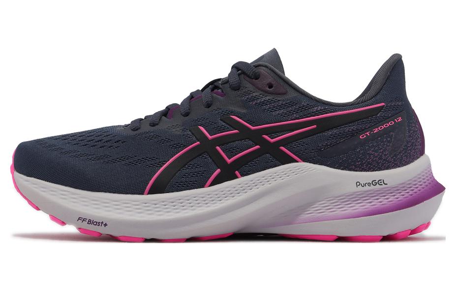 (WMNS) ASICS GT-2000 12 D Wide 'Navy Pink' 1012B504022