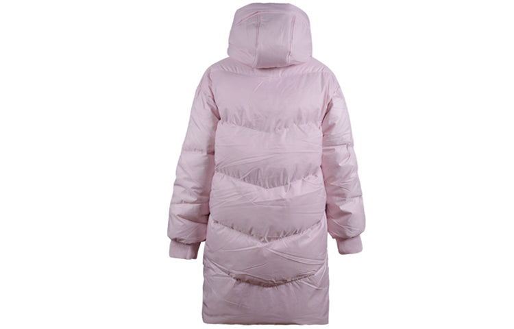 (WMNS) Converse Hooded Long Puffer Coat Asia Sizing 'Pale Pink' 10019328-A02