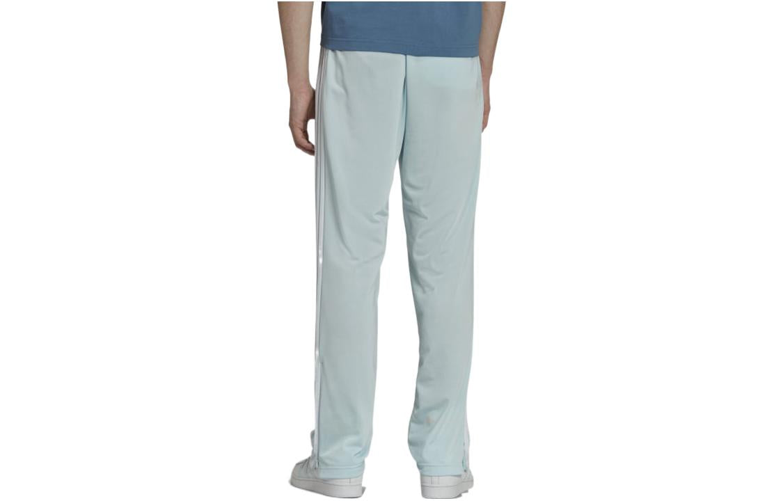 Men's adidas Firebird Tp logo Stripe Loose Sports Pants/Trousers/Joggers Japanese Version Mint Green HL9346