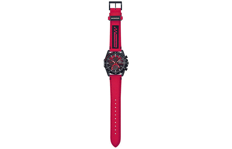CASIO EDIFICE Solar Powered Mens Red Analog EQB-1000HRS-1A
