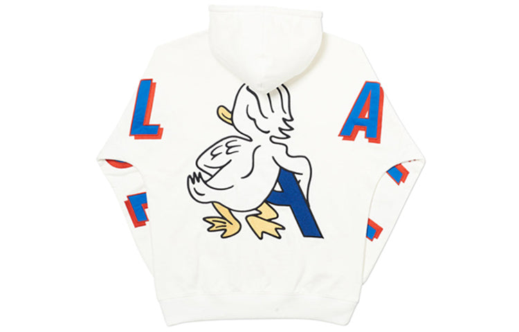 PALACE Cartoon Alphabet Printing Unisex White PAL-FW19-03
