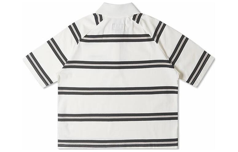 Converse Marquis Short-Sleeve Polo Asia Sizing 'White Black' 10026505-A01