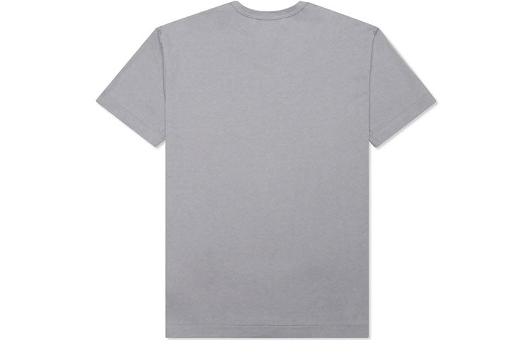 COMME des GARCONS PLAY Kawakubo Rei Red Small Love Short Sleeve Gray AZ-T212-051-3